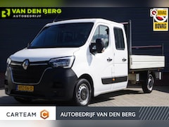 Renault Master - T35 2.3 dCi L3 OPEN LAADBAK, 150PK, DC-7P, AIRCO, TREKHAAK, DUBBELE CABINE, PICK-UP, OPENL