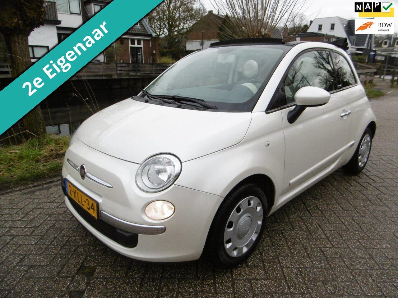 Fiat 500 C - 0.9 TwinAir 86pk Lounge Cabrio Clima 2e eig. Historie Zuinig A-Label - AutoWereld.nl