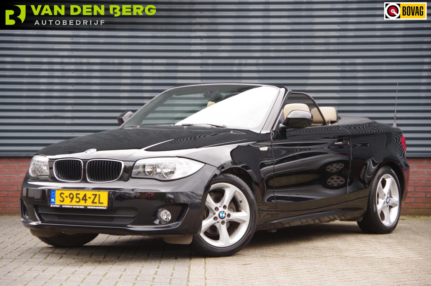 BMW 1-serie Cabrio - 118i High Executive LEDER, CRUISE, STOELVERWARMING, AIRCO - AutoWereld.nl