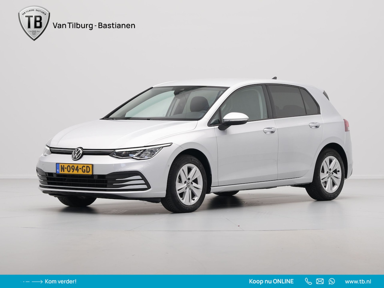 Volkswagen Golf - 1.5 eTSI 150pk DSG Life Navigatie Pro Side Assist Parkassist Acc - AutoWereld.nl