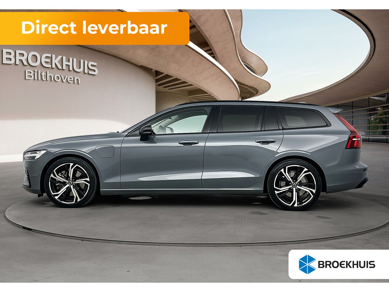 Volvo V60 - 2.0 T6 Plug-in hybrid AWD Plus Dark | Blis | Lederen bekleding | Stoel + Stuurverw. | PDC - AutoWereld.nl