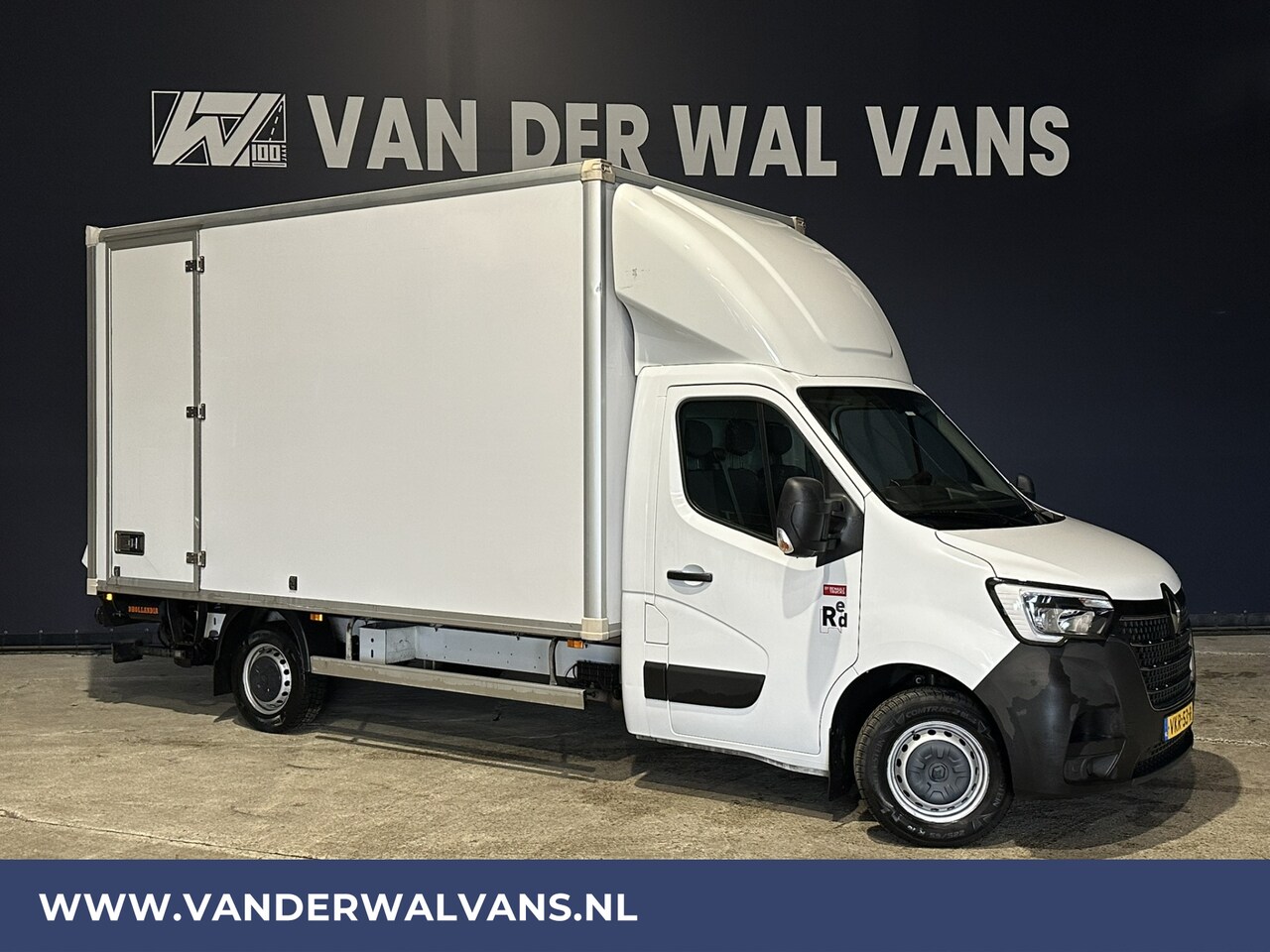 Renault Master - 2.3 dCi 146pk Bakwagen 233cm Hoog 1000kg Laadklep Zijdeur Euro6 Airco | LAT OM LAT | Navig - AutoWereld.nl