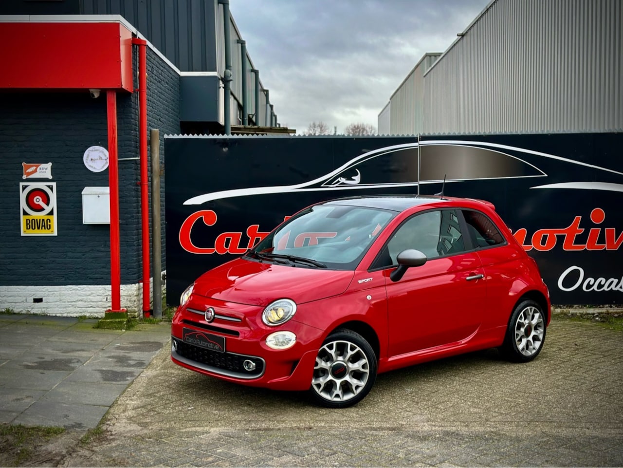 Fiat 500 - 1.0 Hybrid Sport PANO|NAVI|LEER|CLIMA *NAP* - AutoWereld.nl