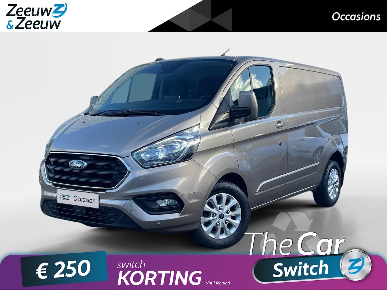 Ford Transit Custom - 300 2.0 TDCI L1H1 Limited automaat | Trekhaak | Navigatie | Achteruitrijcamera | Stoel-en - AutoWereld.nl