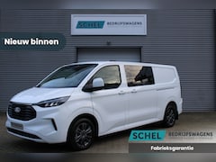 Ford Transit Custom - 320 2.0 TDCI L2H1 Limited DC 170pk - Adaptive Cruise - Navi - 2x Schuifdeur - Verwarmd stu