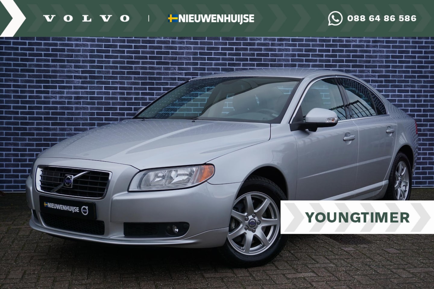 Volvo S80 - 3.2 AWD Momentum | Adaptieve cruise control | Stoelverwarming | BLIS | Leder | Parkeersens - AutoWereld.nl