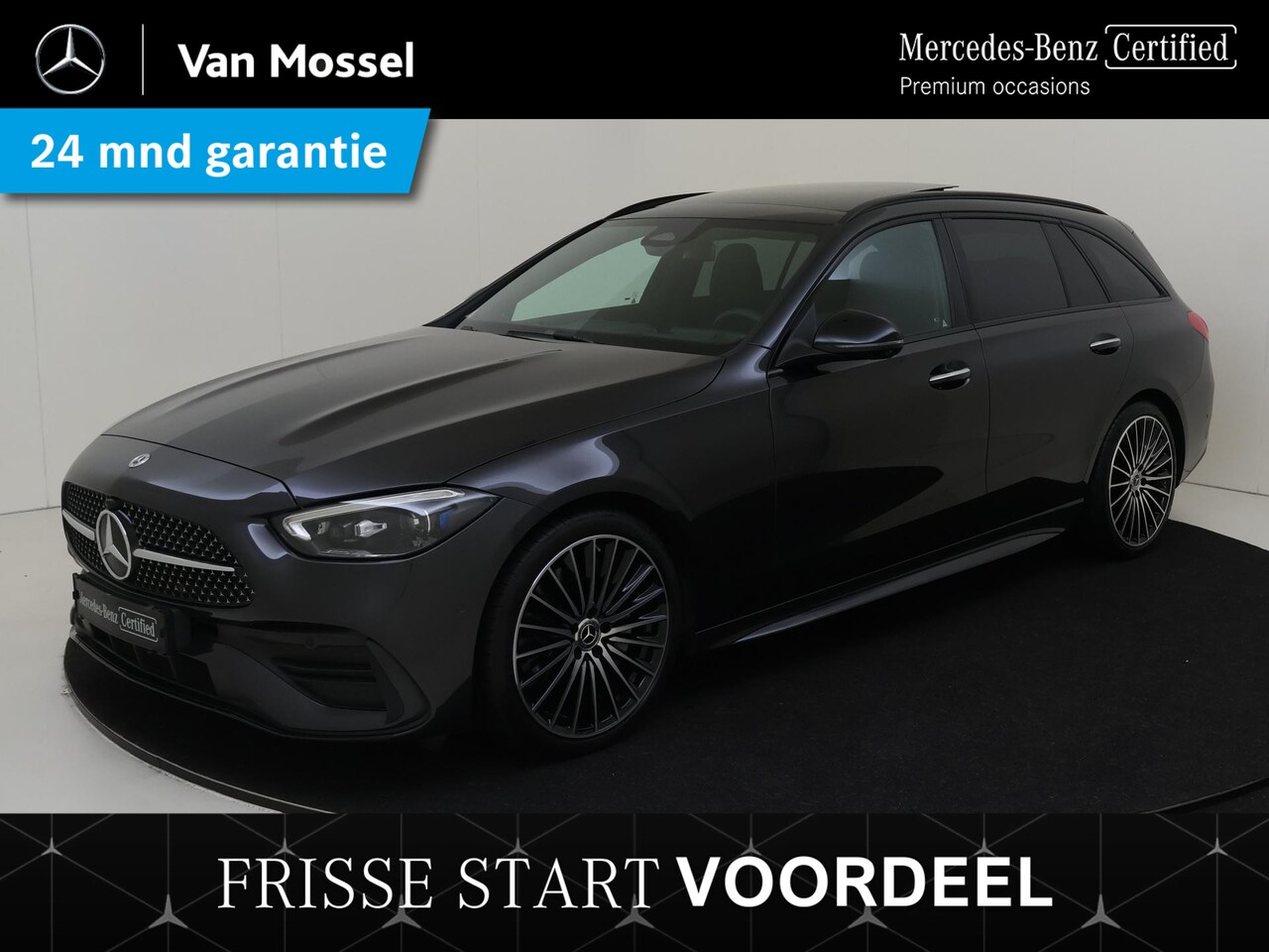 Mercedes-Benz C-klasse Estate - 200 AMG Line / Pano / Keyless entry / Memory Seats / 360* camera / Multispaak/ - AutoWereld.nl