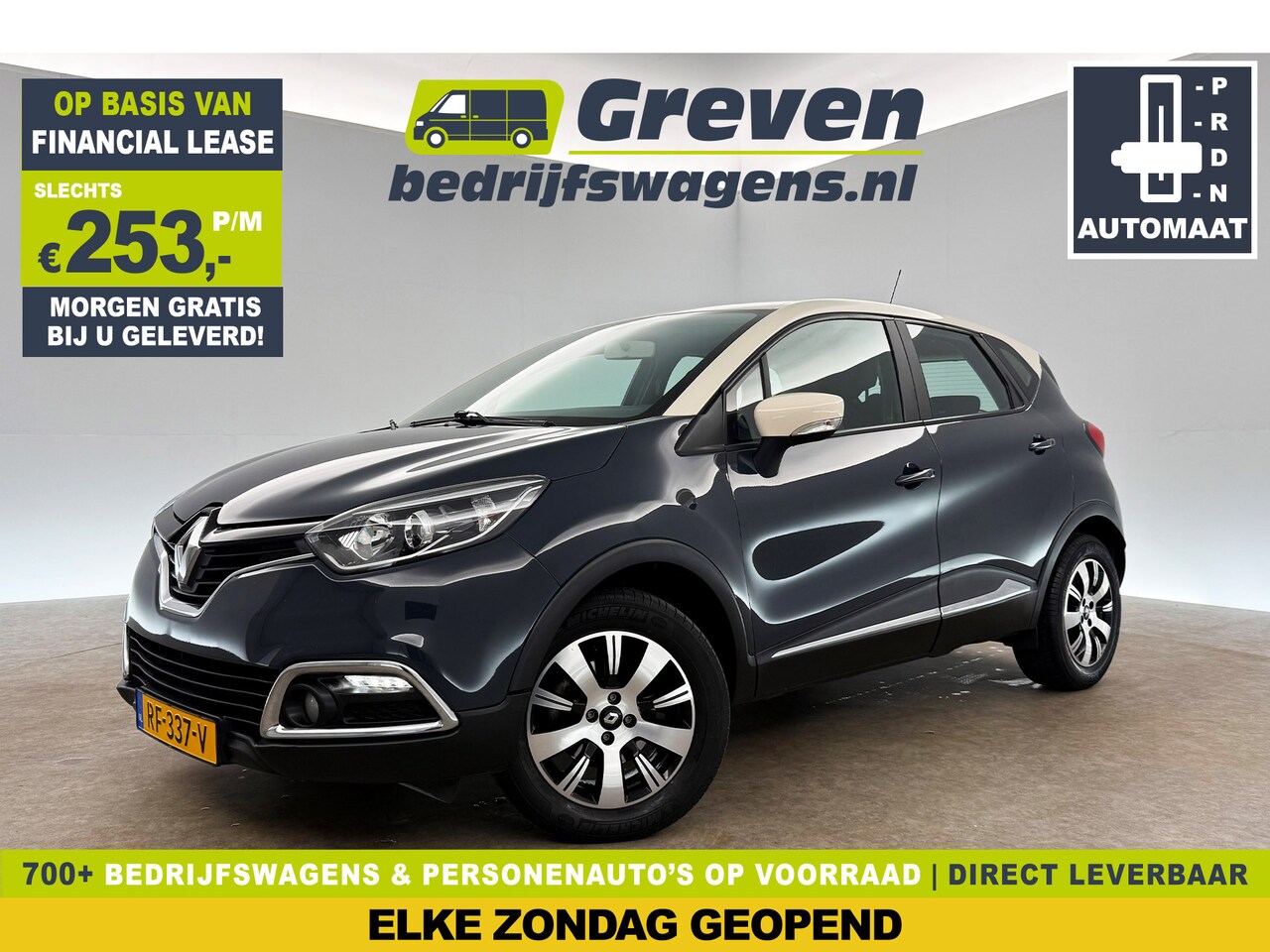 Renault Captur - 1.2 TCe Dynamique Automaat Airco Cruise LED Trekhaak Navi 16"LMV - AutoWereld.nl