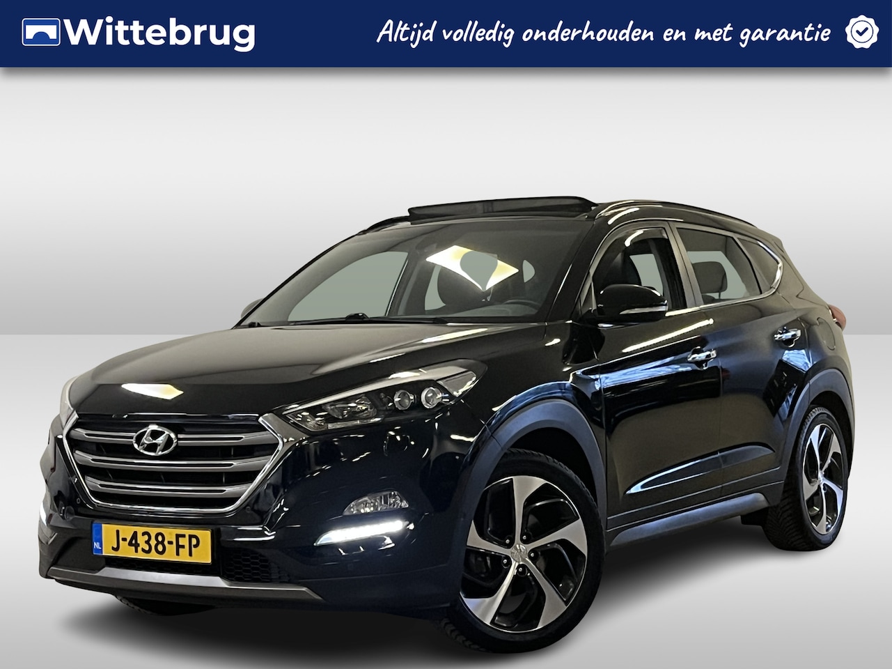 Hyundai Tucson - 1.6 T-GDi Premium 4WD Luxe uitvoering!!! - AutoWereld.nl