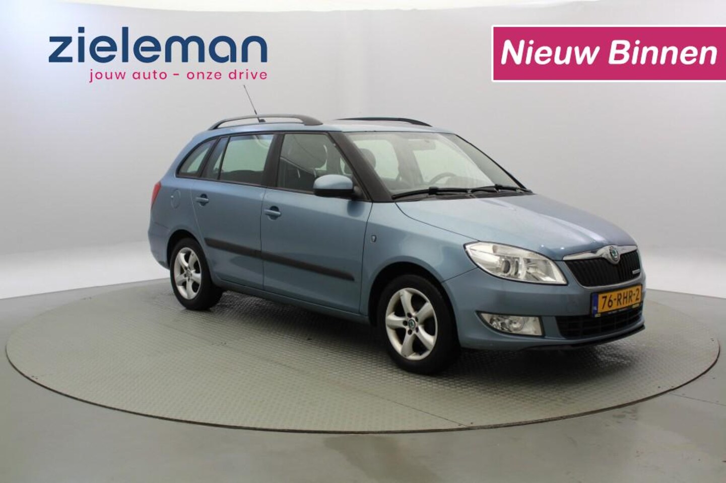 Skoda Fabia Combi - 1.2 TDI combi Greenline - Navi, Cruise, Trekhaak - AutoWereld.nl