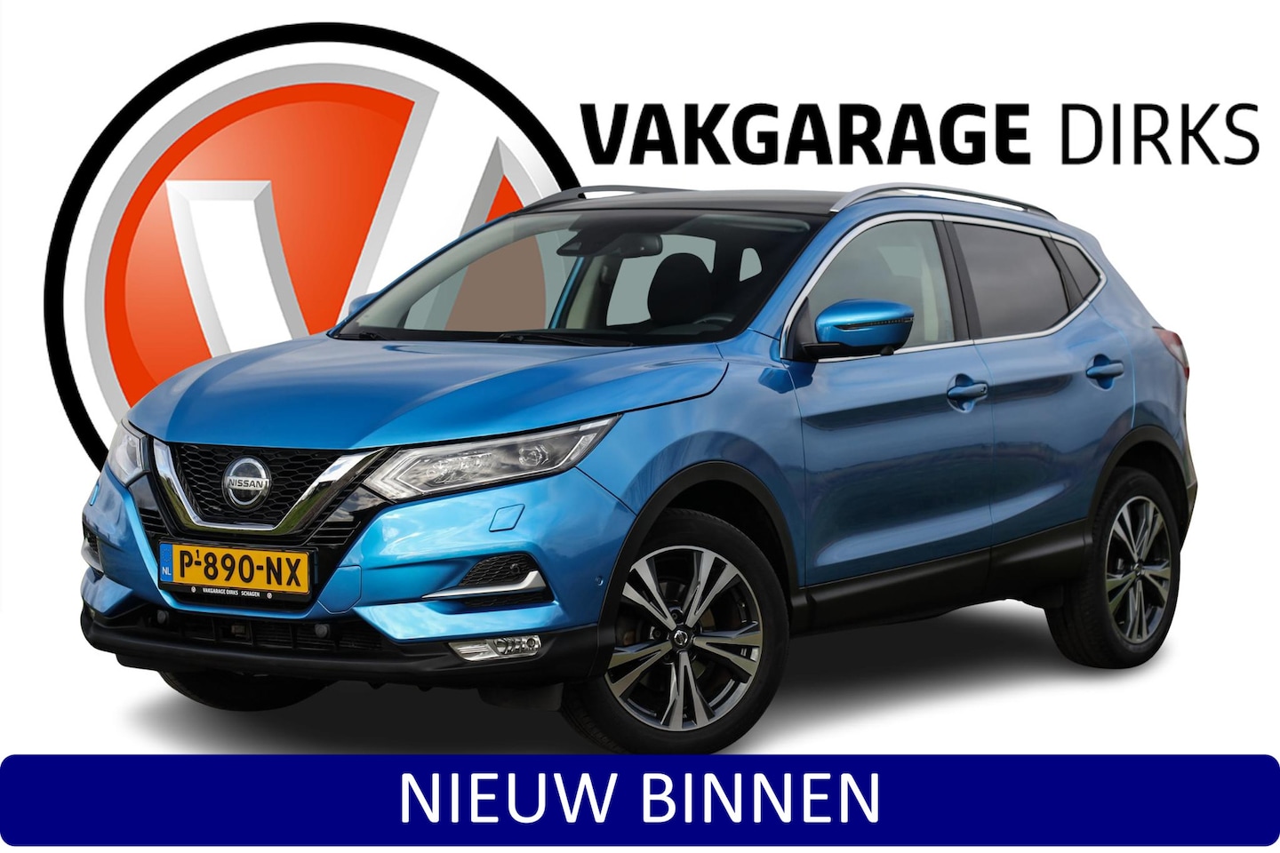 Nissan Qashqai - 1.2 Tekna ✅ Pano ✅ LED ✅ 360 Cam - AutoWereld.nl