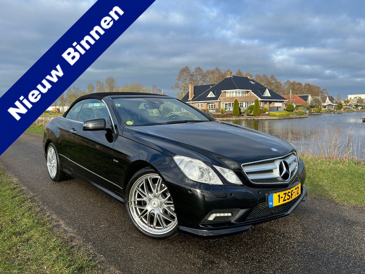 Mercedes-Benz E-klasse Cabrio - 350 CDI Avantgarde AMG-Pakket Airskarf / Stoelkoeling Topstaat! - AutoWereld.nl