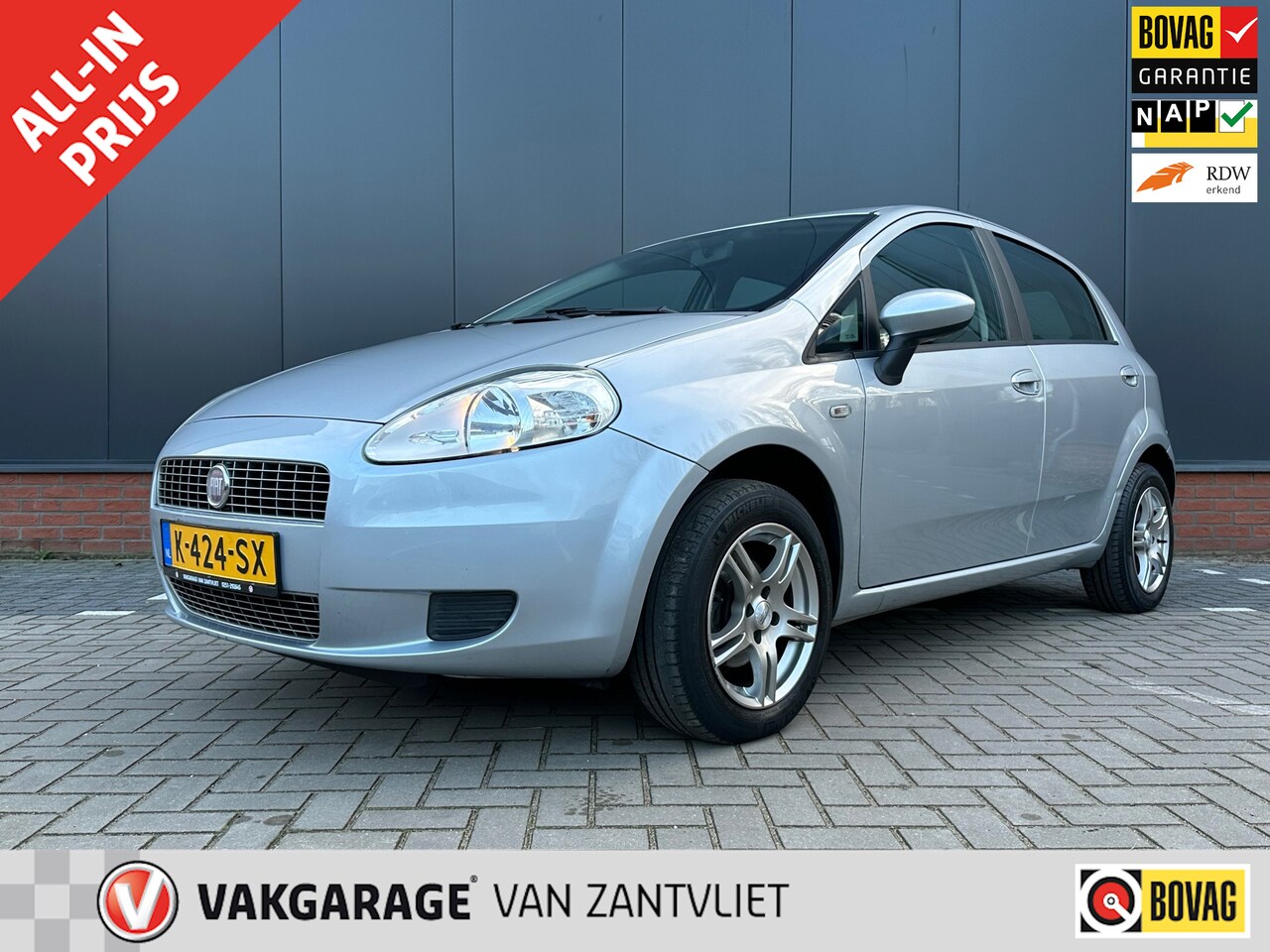 Fiat Grande Punto - 1.4 Active 1.4 Active (12 mnd BOVAG garantie) - AutoWereld.nl