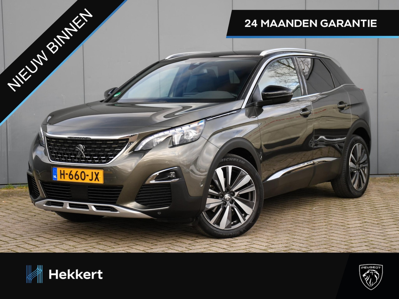 Peugeot 3008 - GT Line 1.2 PureTech 130pk Automaat DODE HOEK | 19''LM | CRUISE.C | DAB | NAVI | PDC + CAM - AutoWereld.nl