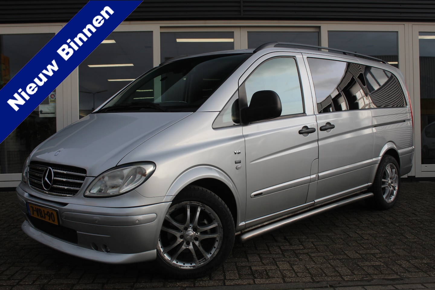 Mercedes-Benz Vito - 120 CDI V6 204 Pk Dubble Cabine Lang luxe, Cruise Control, Stoelverwarming, Climate Contro - AutoWereld.nl