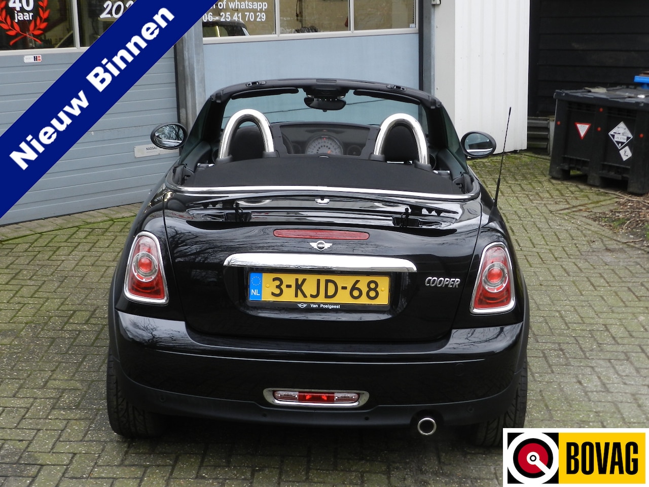 MINI Roadster - Mini 1.6 Cooper Cabrio Pepper Climate contr PDC Stoelverwarming - AutoWereld.nl