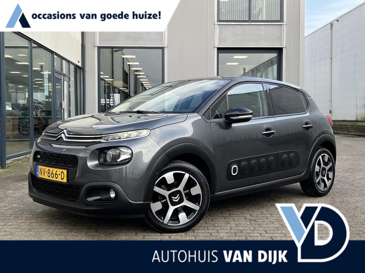 Citroën C3 - 1.2 PureTech S&S Shine | NL auto/1e Eig/Voll.Historie/Navi/Camera/Clima/Cruise/Apple CarPl - AutoWereld.nl