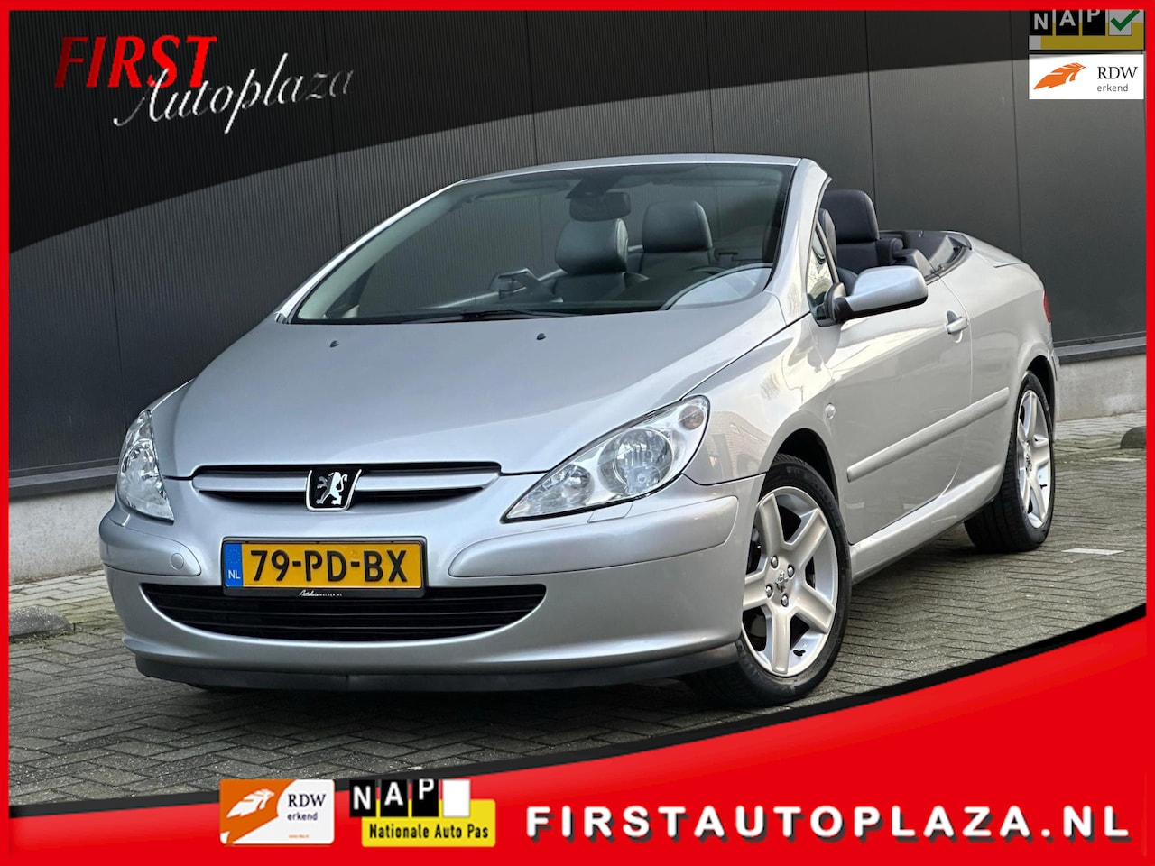 Peugeot 307 CC - 2.0-16V AUTOMAAT LEDER/CRUISE/STOELVERW/AIRCO | KEURIGE AUTO ! - AutoWereld.nl