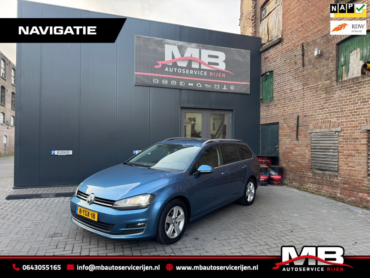 Volkswagen Golf Variant - 1.2 TSI Highline 1.2 TSI Highline, Navi, Camera, Xenon, Led, massage stoel - AutoWereld.nl