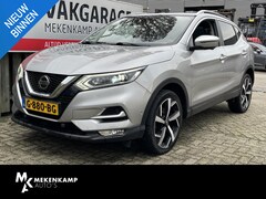 Nissan Qashqai - 1.2 Tekna 19"/Panoramadak/Navigatie/360 camera/DAB/Dodehoek/Stoelverwarming/Keyless