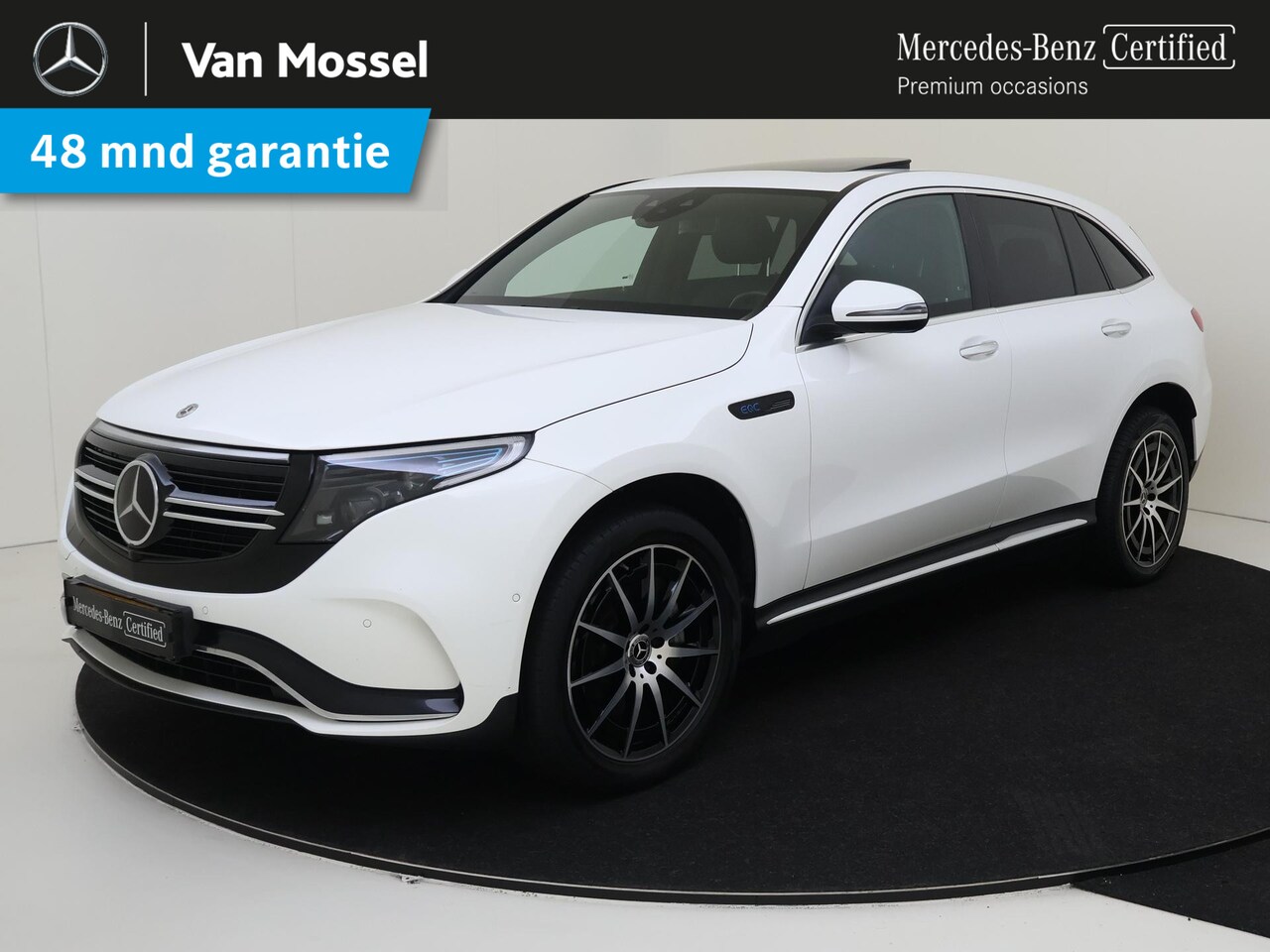 Mercedes-Benz EQC - 400 4MATIC Business Solution AMG 80 kWh / Stoelverwarming / Achteruitrijcamera / Panaroma- - AutoWereld.nl