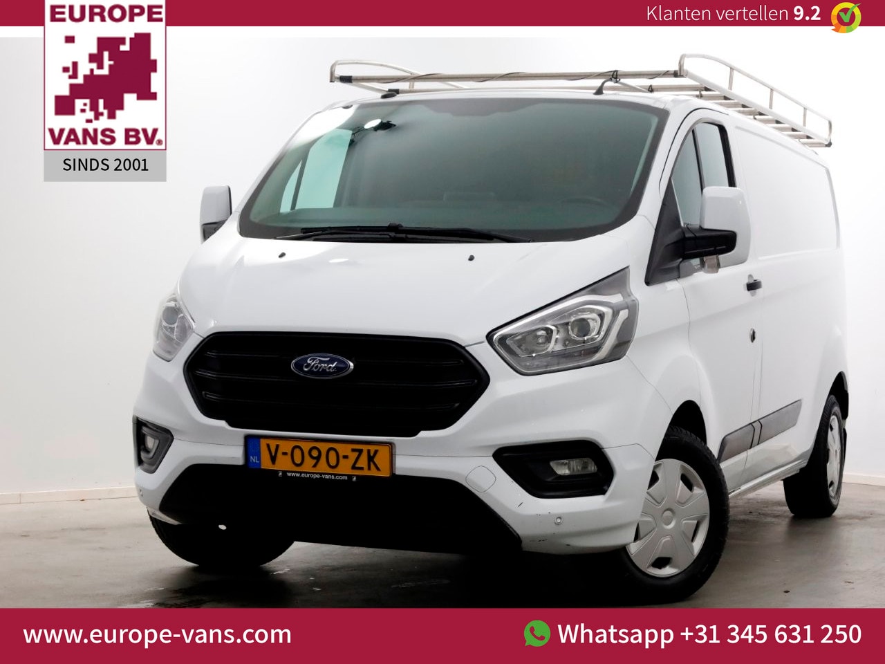 Ford Transit Custom - 2.0 TDCI 130pk E6 L2H1 Trend Airco/Navi Trekhaak 2700kg 05-2019 - AutoWereld.nl