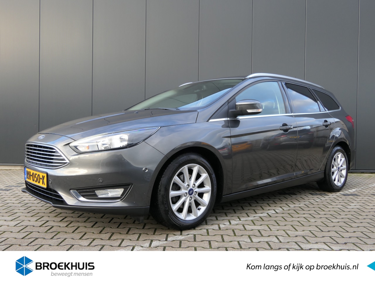 Ford Focus Wagon - 1.0 Titanium | Dealer onderhouden! | Cruise control | Airco | Keyless entry | voorruitverw - AutoWereld.nl