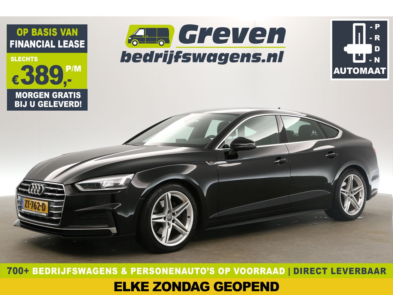 Audi A5 - 40 TFSI 190PK S-line Automaat Clima Cruise LED Navi PDC Stoelverwarming 18"LMV - AutoWereld.nl