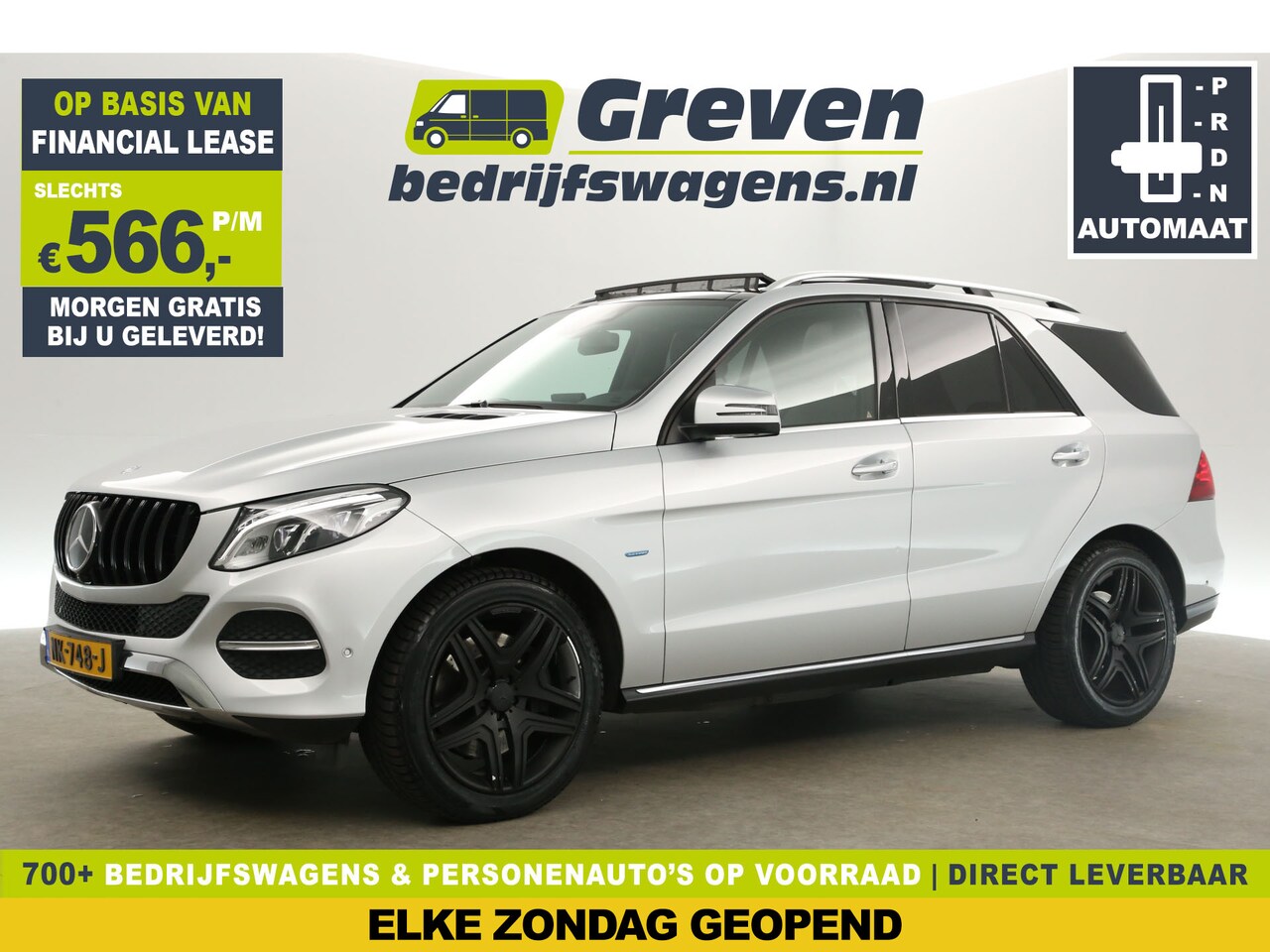 Mercedes-Benz GLE-Klasse - 500 e 4MATIC 4x4 | 334PK Automaat Pano Harman-Kardon 360Camera Clima Cruise LED Sfeerverl. - AutoWereld.nl