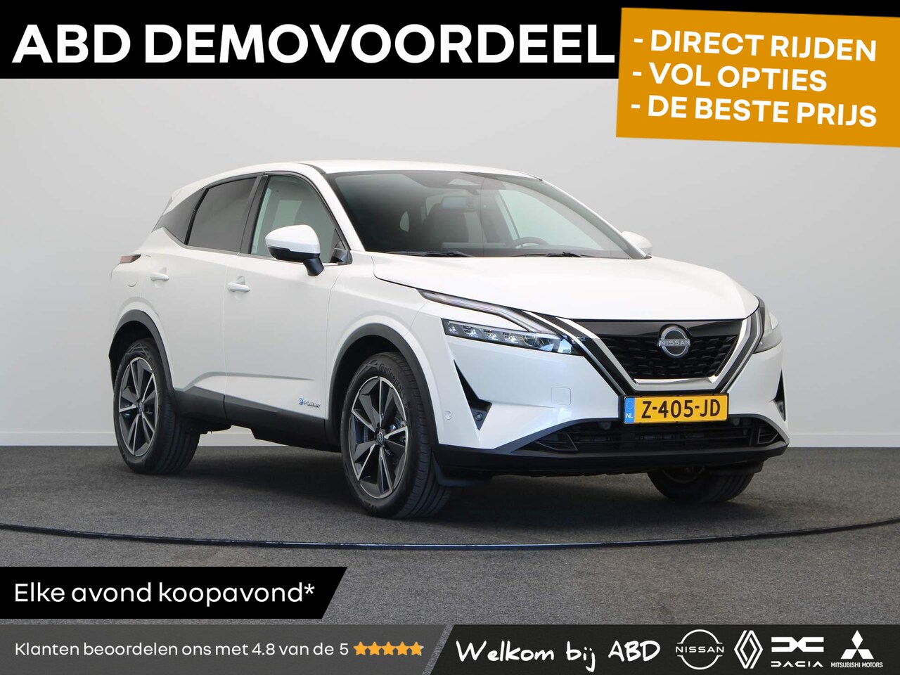 Nissan Qashqai - 190pk 1.5 e-Power Tekna | Rijklaarprijs!! | Elektrische Achterklep | Head-up Display | Key - AutoWereld.nl