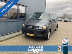 Volkswagen Transporter - 2.0 TDi 150pk EURO6 L2H1 DC Dubbele Cabine NAVI/AIRCO/PDC/TREKHAAK