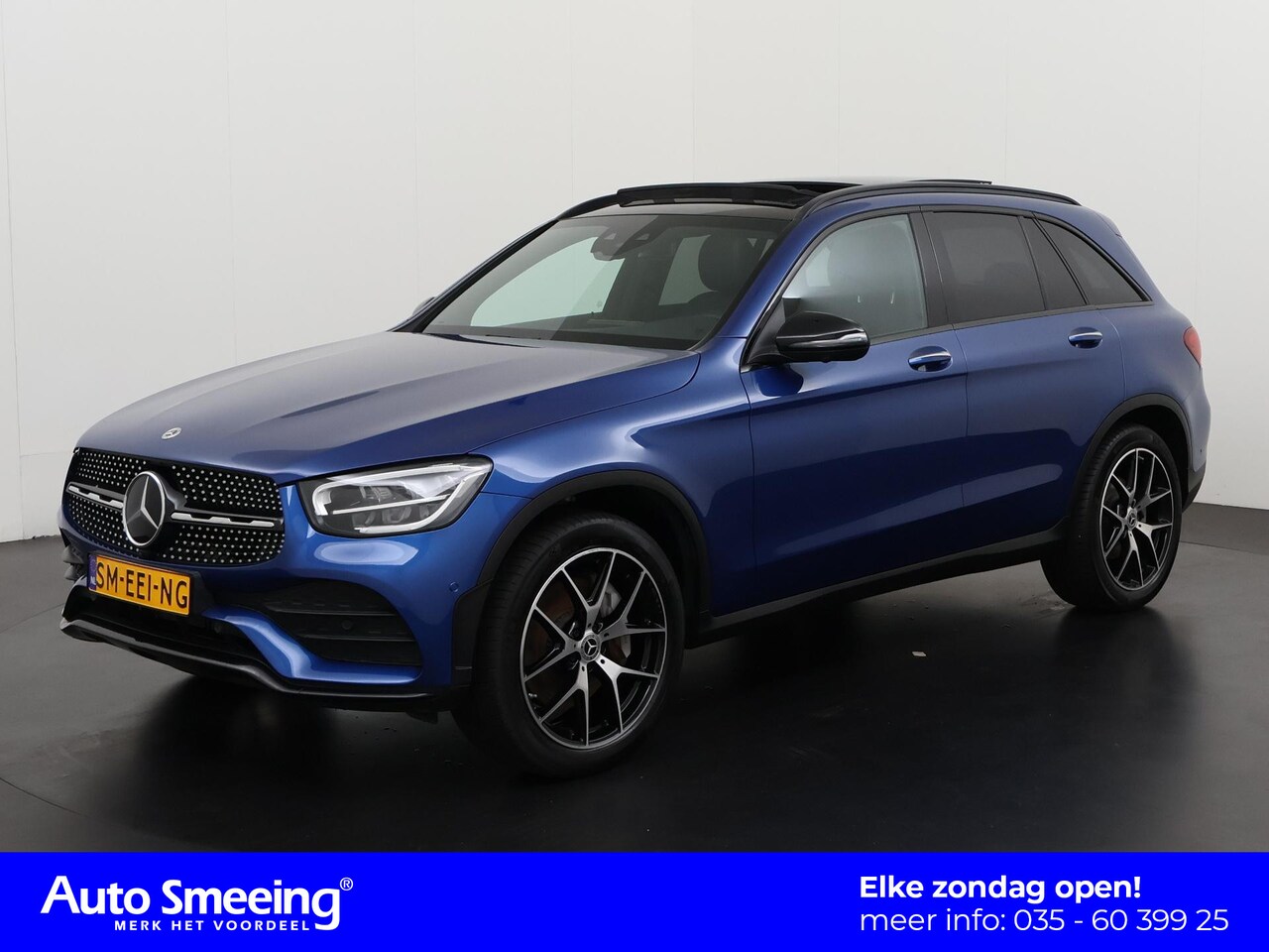 Mercedes-Benz GLC-klasse - 300e 4MATIC Premium AMG Night | Luchtvering | Panoramadak | Leder | Adaptive cruise | Zond - AutoWereld.nl