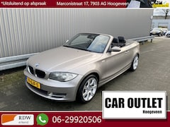 BMW 1-serie Cabrio - 118i High Executive 133Dkm.NAP, AUTOMAAT, Leer, Clima, CC, LM, Afn.Trekh, nw. APK – Inruil