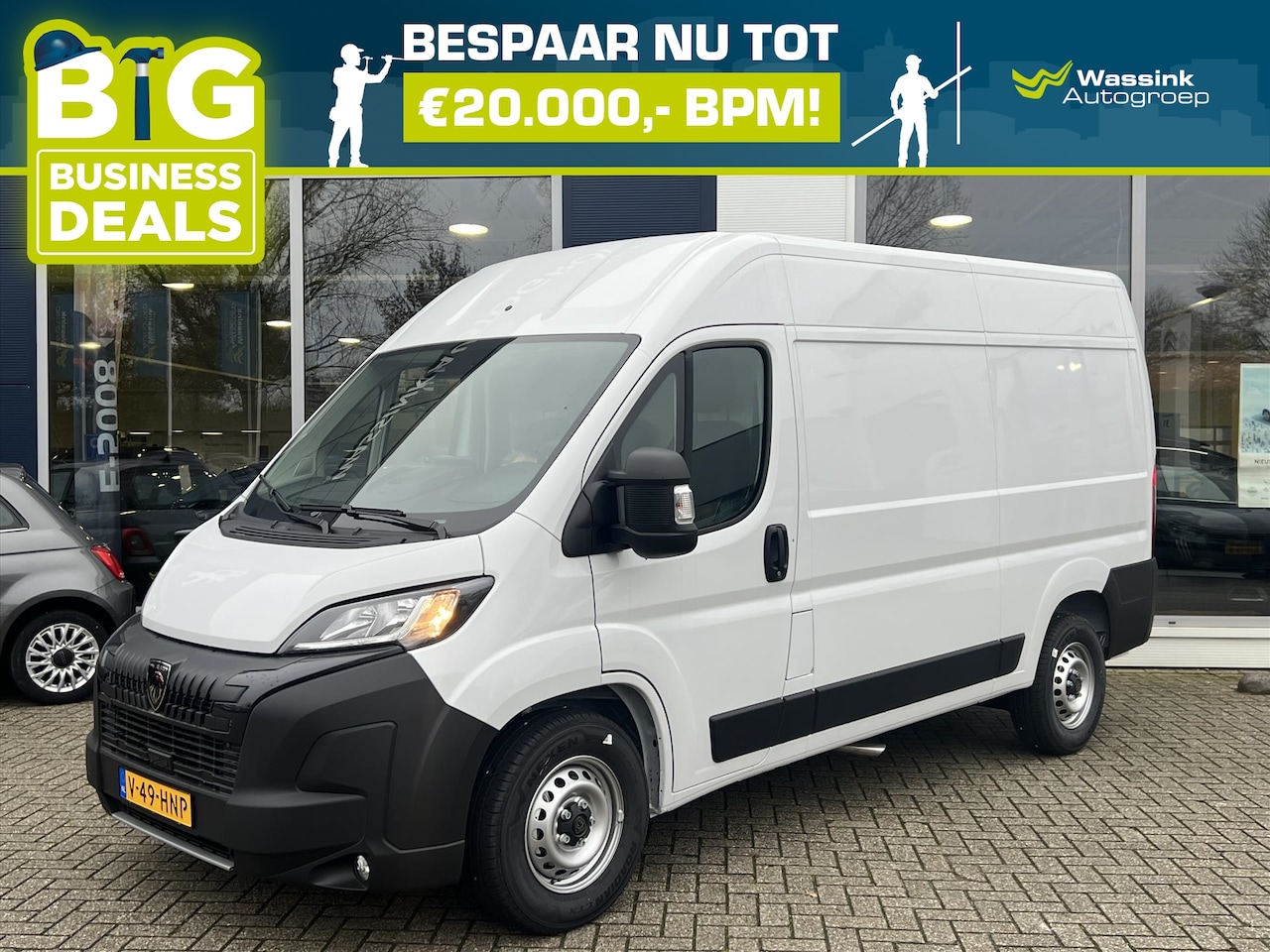 Peugeot Boxer - GB 2.2 140PK BlueHDi L2H2 35 Zwaar | Navigatie | Apple Carplay & Android Auto | Verzwaarde - AutoWereld.nl