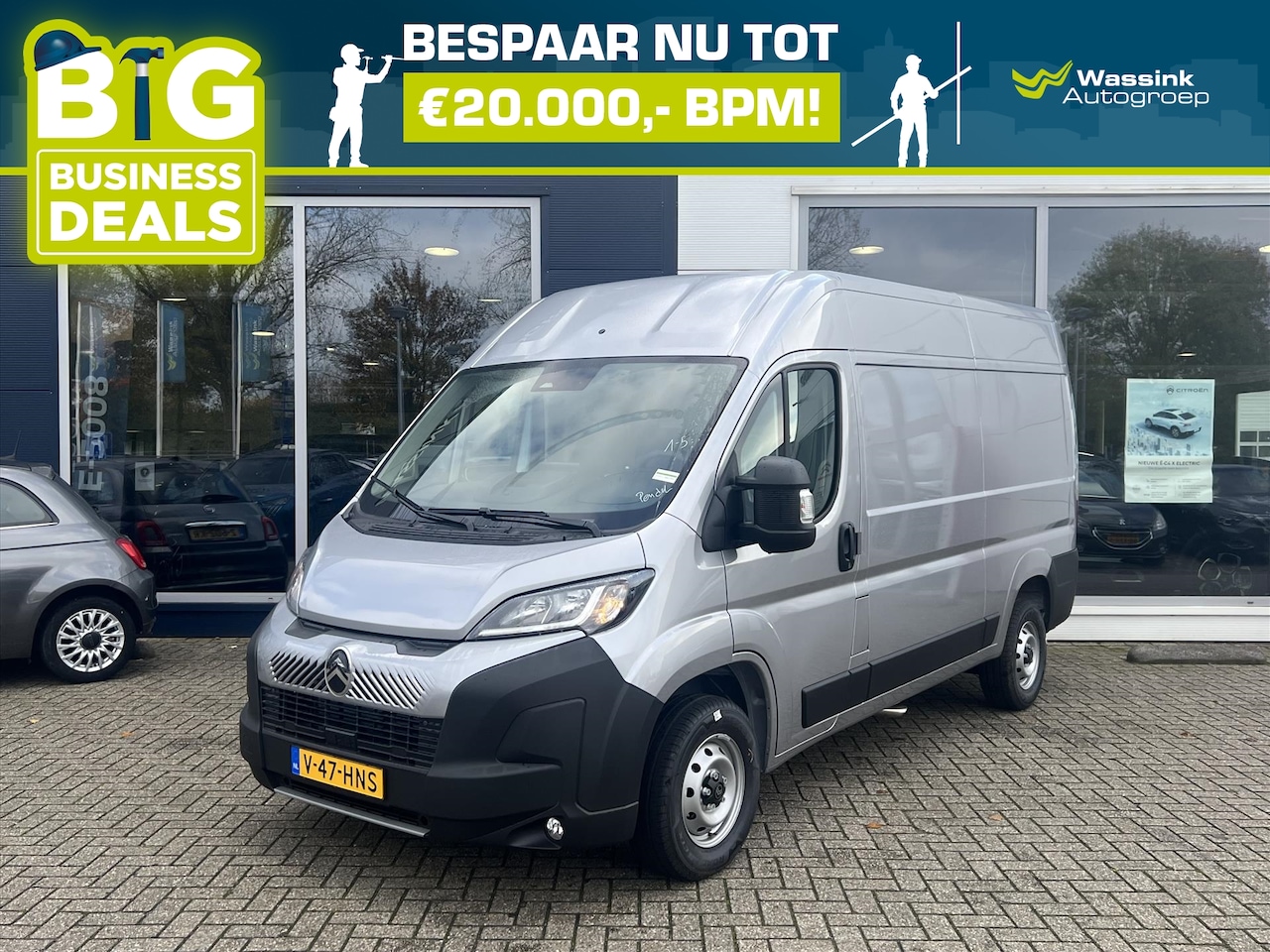 Citroën Jumper - GB L2H2 BlueHDi 140pk 3.5t | Navigatie | Climate control | Cruise Control | Verzwaarde ver - AutoWereld.nl