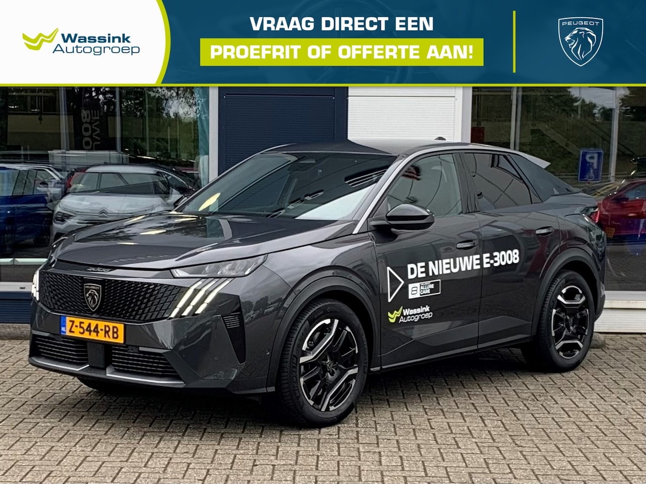 Peugeot e-3008 - EV 210pk Allure | 527km range | Panoramic navigation pack | Stuurverwarming | Draadloze la - AutoWereld.nl