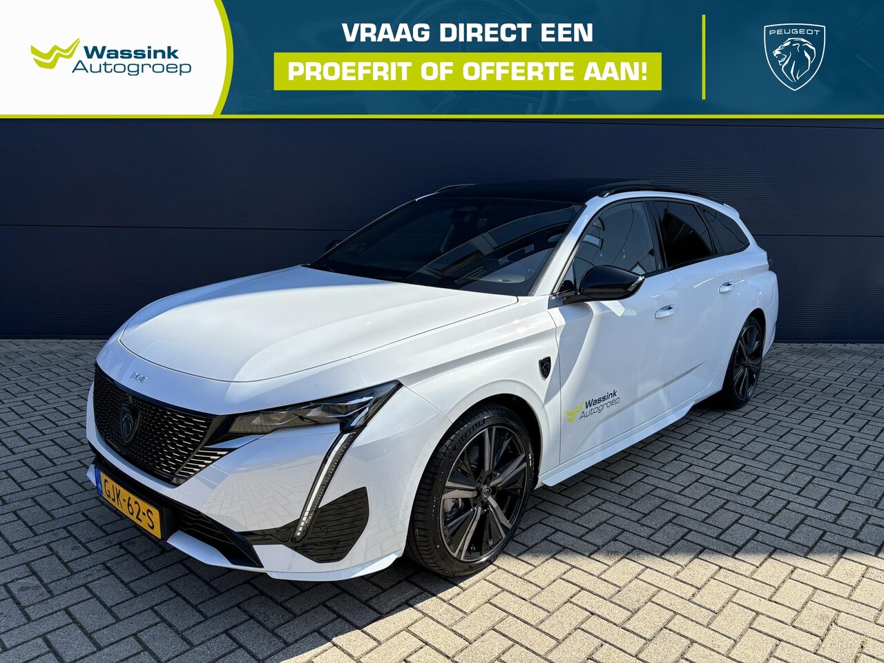 Peugeot 308 SW - 1.2 Hybrid 136pk e-DCS6 GT | Navigatie | Panoramisch schuif-/kanteldak | LED matrix | Foca - AutoWereld.nl