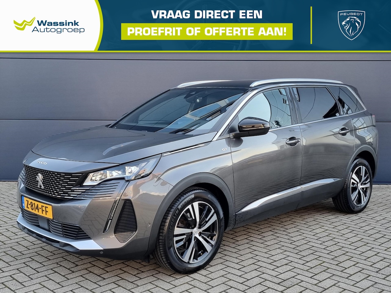 Peugeot 5008 - 1.6 Turbo 180pk GT-Line Automaat | Navigatie | Camera | Keyless Entry + Start | Climate Co - AutoWereld.nl