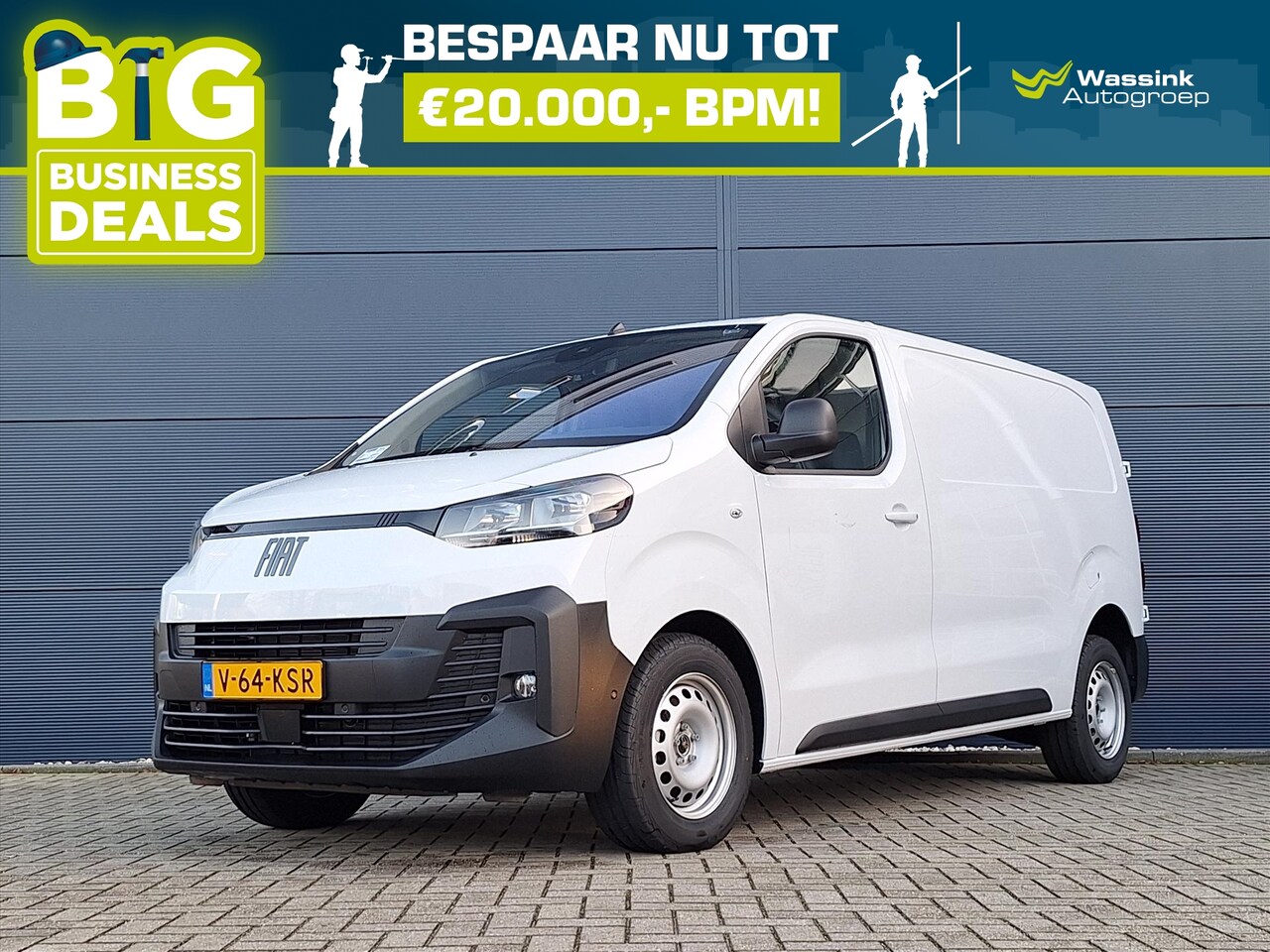 Fiat Scudo - GB 2.0 Diesel 145pk L2 Aut | Houten Afwerking | Camera | Navigatie | Cruise Control - AutoWereld.nl