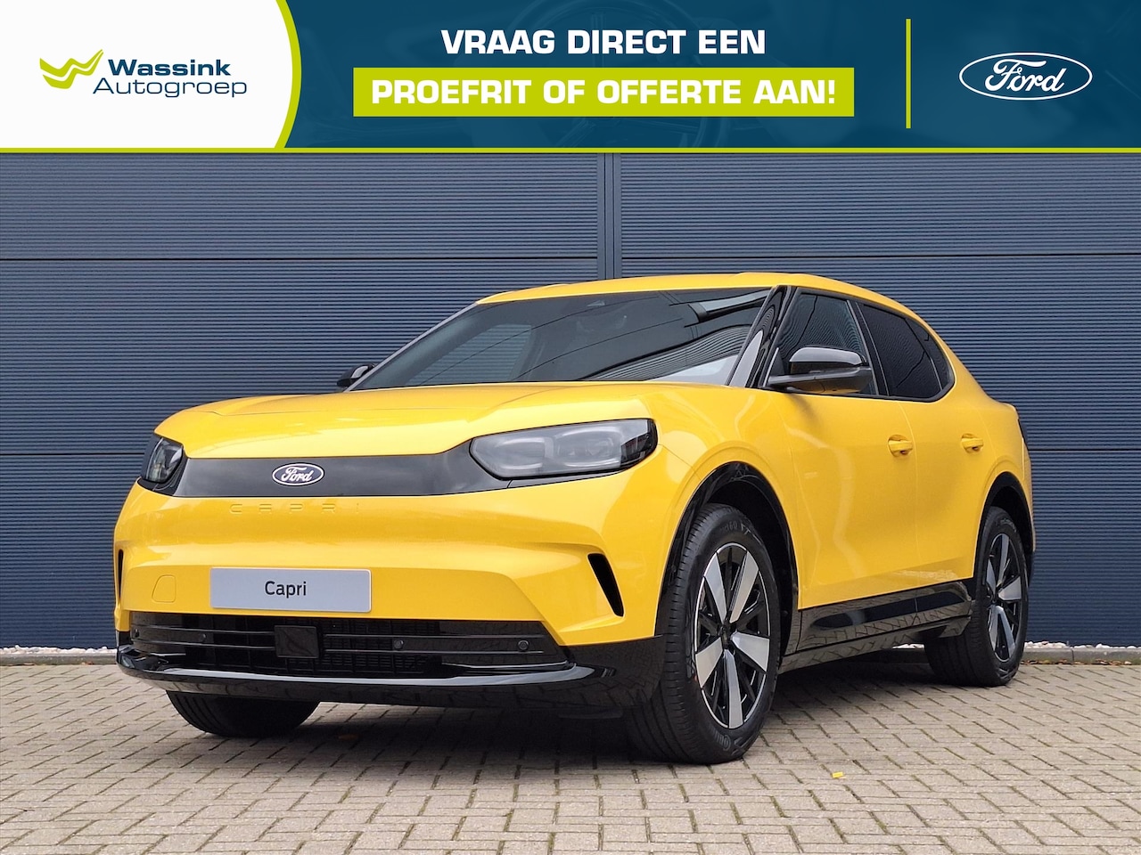 Ford Capri - Extended Range RWD 77kWh 286pk | Vivid Yellow | Range Tot 628km | Uit voorraad leverbaar! - AutoWereld.nl