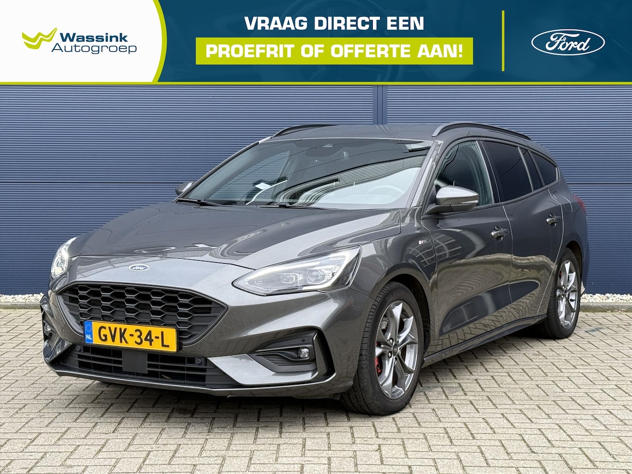 Ford Focus Wagon - 1.5 EcoBoost 182pk ST-Line Business | Led koplampen | Draadloze telefoonlader | Navigatie - AutoWereld.nl