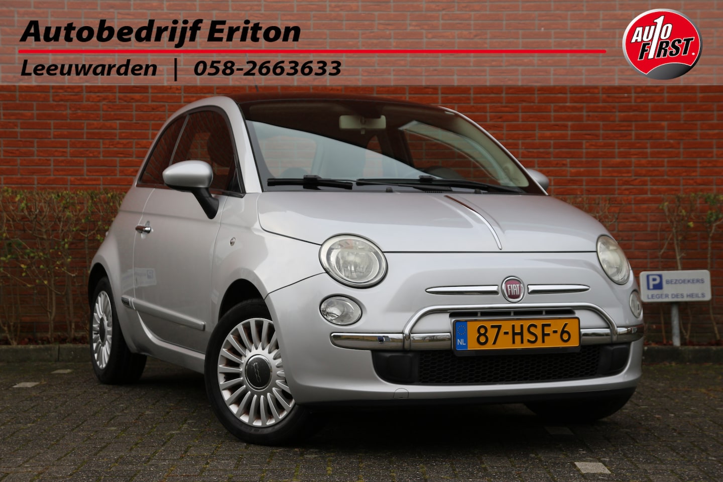 Fiat 500 - 1.2 70pk Lounge LUXE! | NL-auto | 1.2 4 cilinder! | Leder | Pano dak | Climate control | L - AutoWereld.nl