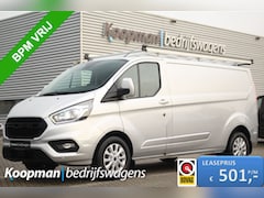 Ford Transit Custom - 300 2.0TDCI 130pk L2H1 Limited | Automaat | Trekhaak | Imperiaal | Carplay/Android | Camer