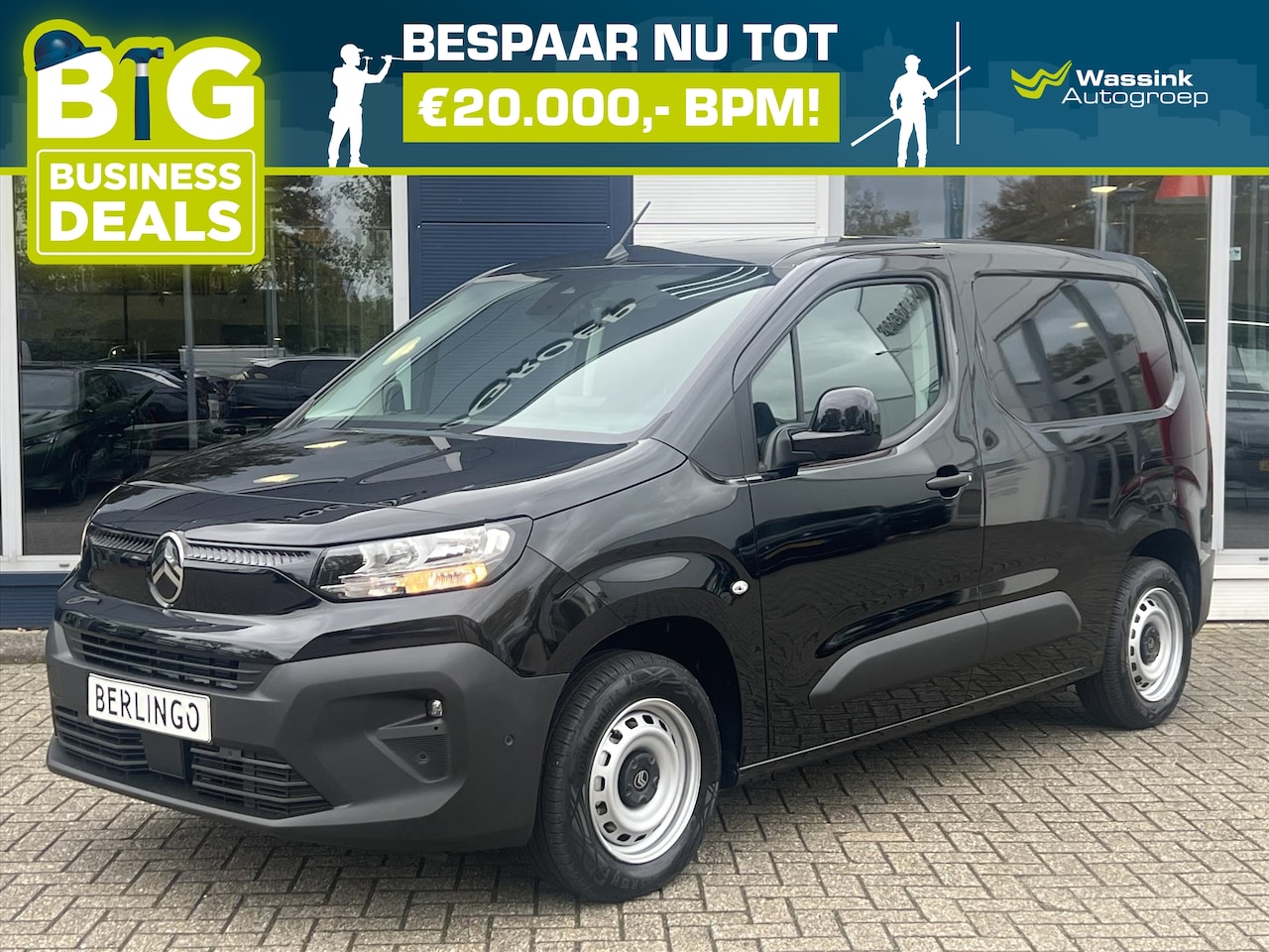 Citroën Berlingo - GB 1.5 HDi 100pk 3-zits | Airconditioning | Navigatie | DAB+ | Camera | Parkeersensoren | - AutoWereld.nl