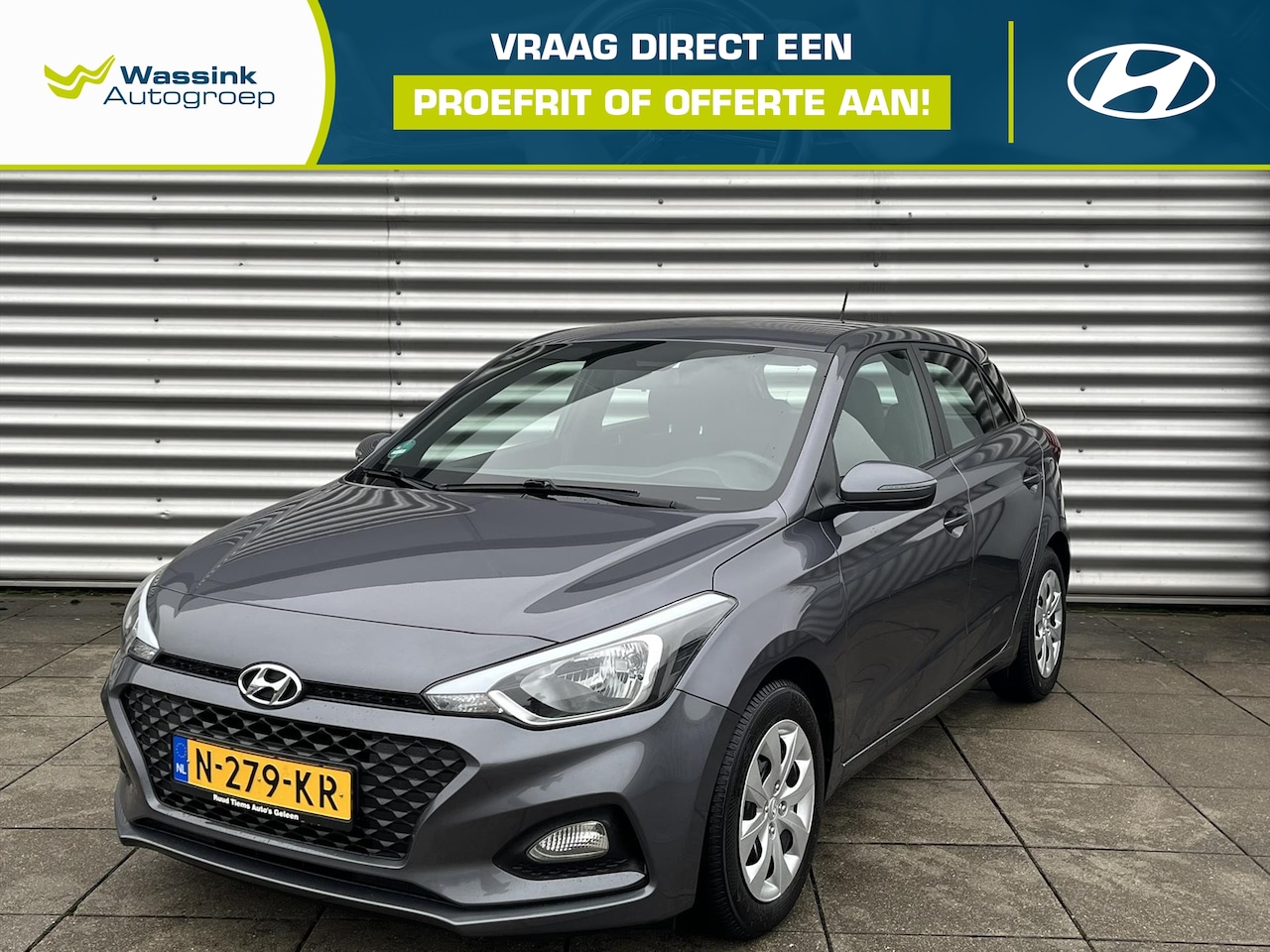 Hyundai i20 - 1.2i HP Blue 84PK 5D i-Motion Comfort | Airco | Bluetooth | Cruise Control - AutoWereld.nl