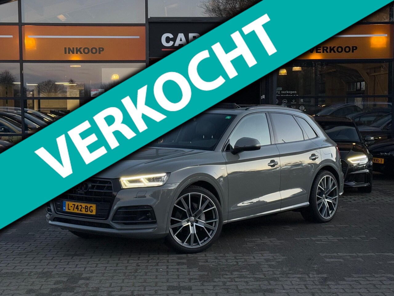 Audi Q5 - 55 TFSI e quattro Competition PANO/CARPLAY/LUCHTVERING/STLVRM.CAMERA/APK TOT 17-09-2026 - AutoWereld.nl