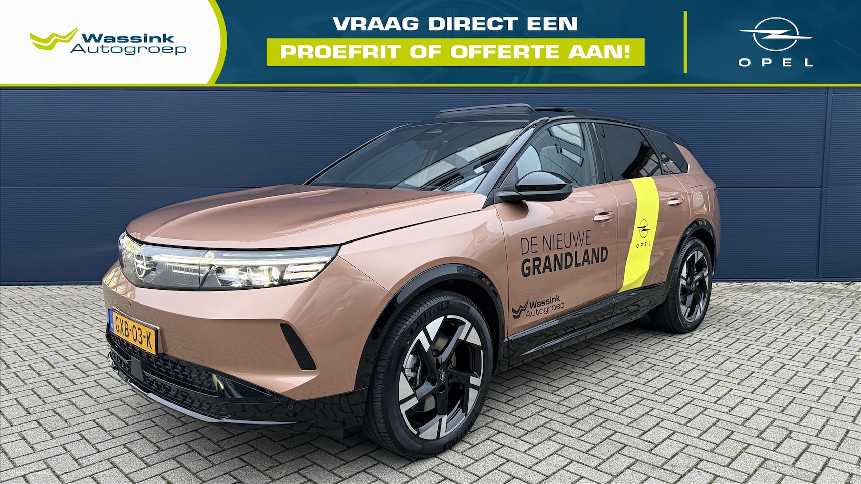 Opel Grandland - New 73kWh 213pk GS | Schuif-/Kanteldak | Intelli-lux Verlichting | 16" Multimediascherm | - AutoWereld.nl