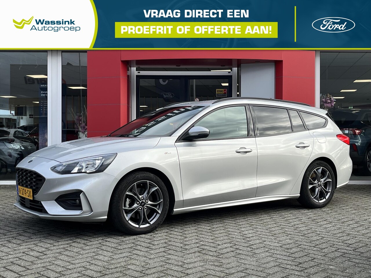 Ford Focus Wagon - 1.0 EcoBoost Hybrid 125pk ST Line Business | Climatronic Airco | Navigatie | Apple/ Androi - AutoWereld.nl