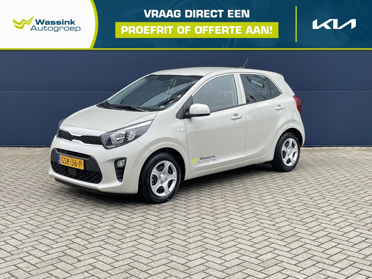 Kia Picanto - 1.0 DPi 67pk 4-zits ComfortLine | Airco | Bluetooth | Cruise Control | - AutoWereld.nl