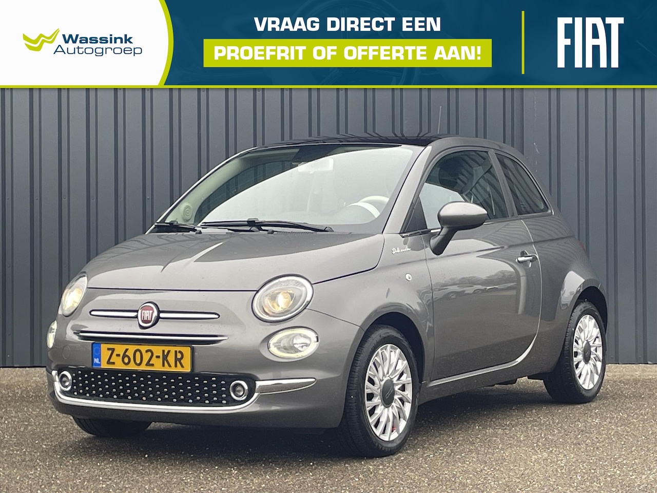 Fiat 500 - Hybrid Dolcevita I Leder I Panodak I Carplay I Navigatie By App I Climate Control I Parkee - AutoWereld.nl